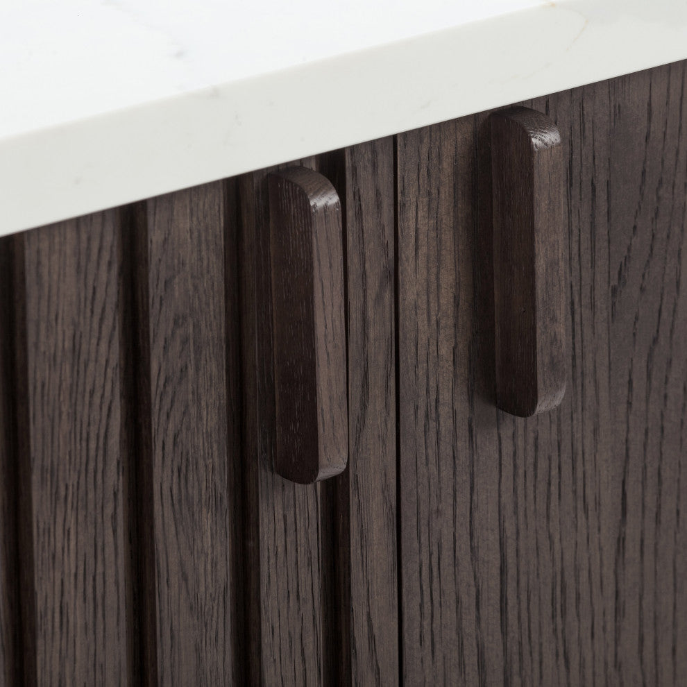 Blakely Vanity Only Collection, Brown Oak, 72