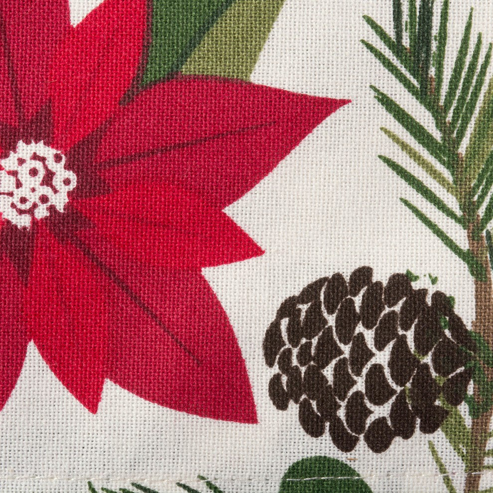 DII Woodland Christmas Tablecloth 52x52"