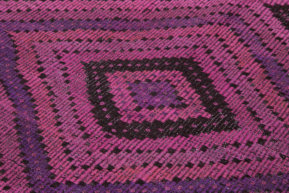 Rug N Carpet - Handmade Oriental 6' 8'' x 9' 5'' Contemporary Wool Kilim Rug