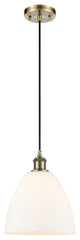 Innovations 516-1P-AB-GBD-91-LED 1 Light Mini Pendant, Antique Brass