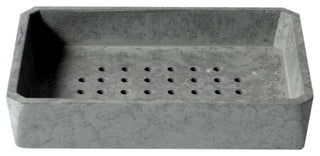 ALFI brand ABCO1023 7 Piece Solid Concrete Gray Matte Bathroom Accessory Set