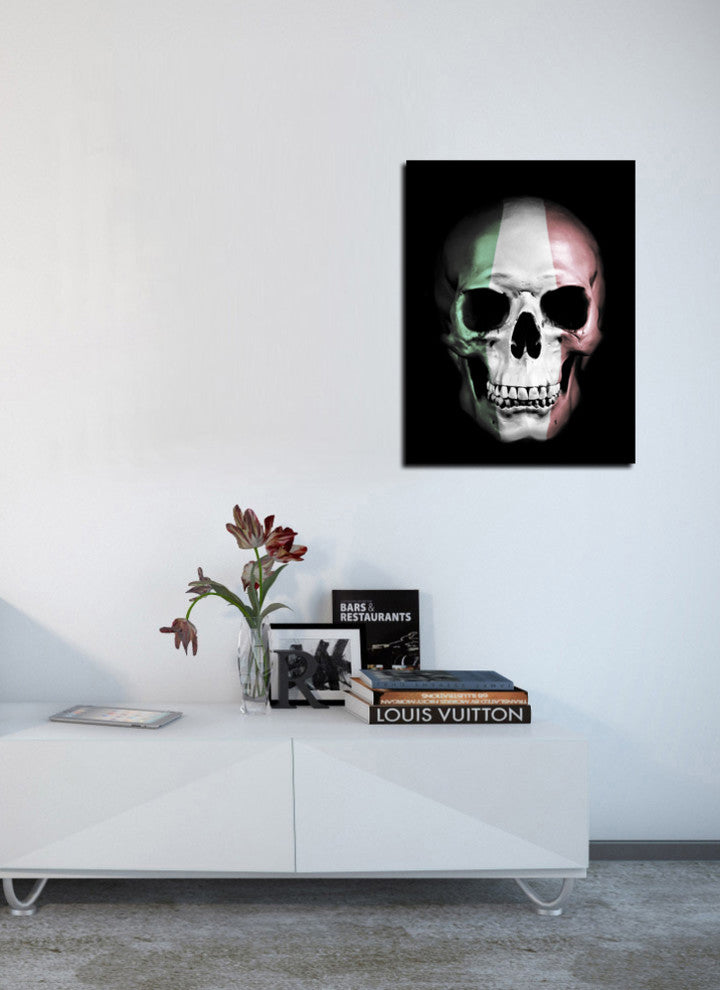 Cortesi Home "Italian Skull" by Nicklas Gustafsson, Giclee Canvas Art, 26"x34"