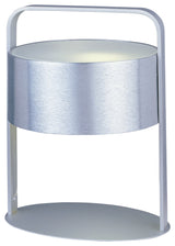 Percussion 13"H 1-Light Table Lamp Light Fixture Polished Chrome Finish by ET2