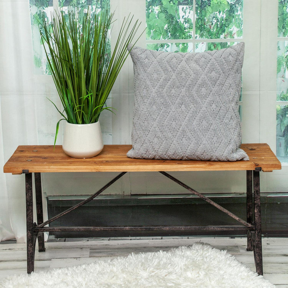 Parkland Collection Sorrel Gray Throw Pillow