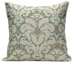 Plumes Damask Pillow, Oyster Bay