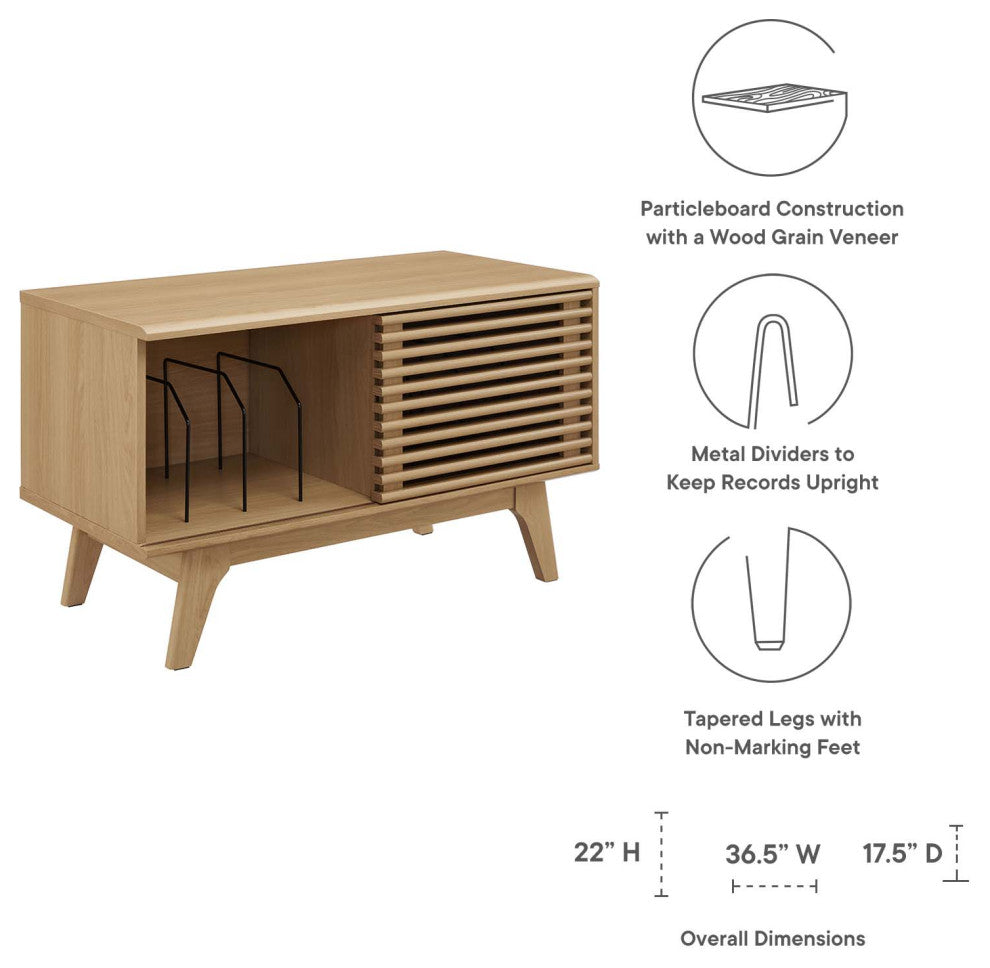 Render Vinyl Record Display Stand