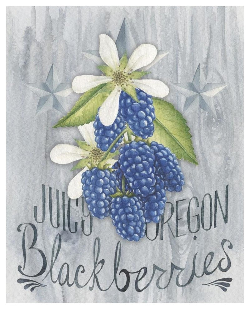 "American Berries IV" Digital Paper Print by Elyse DeNeige, 18"x22"