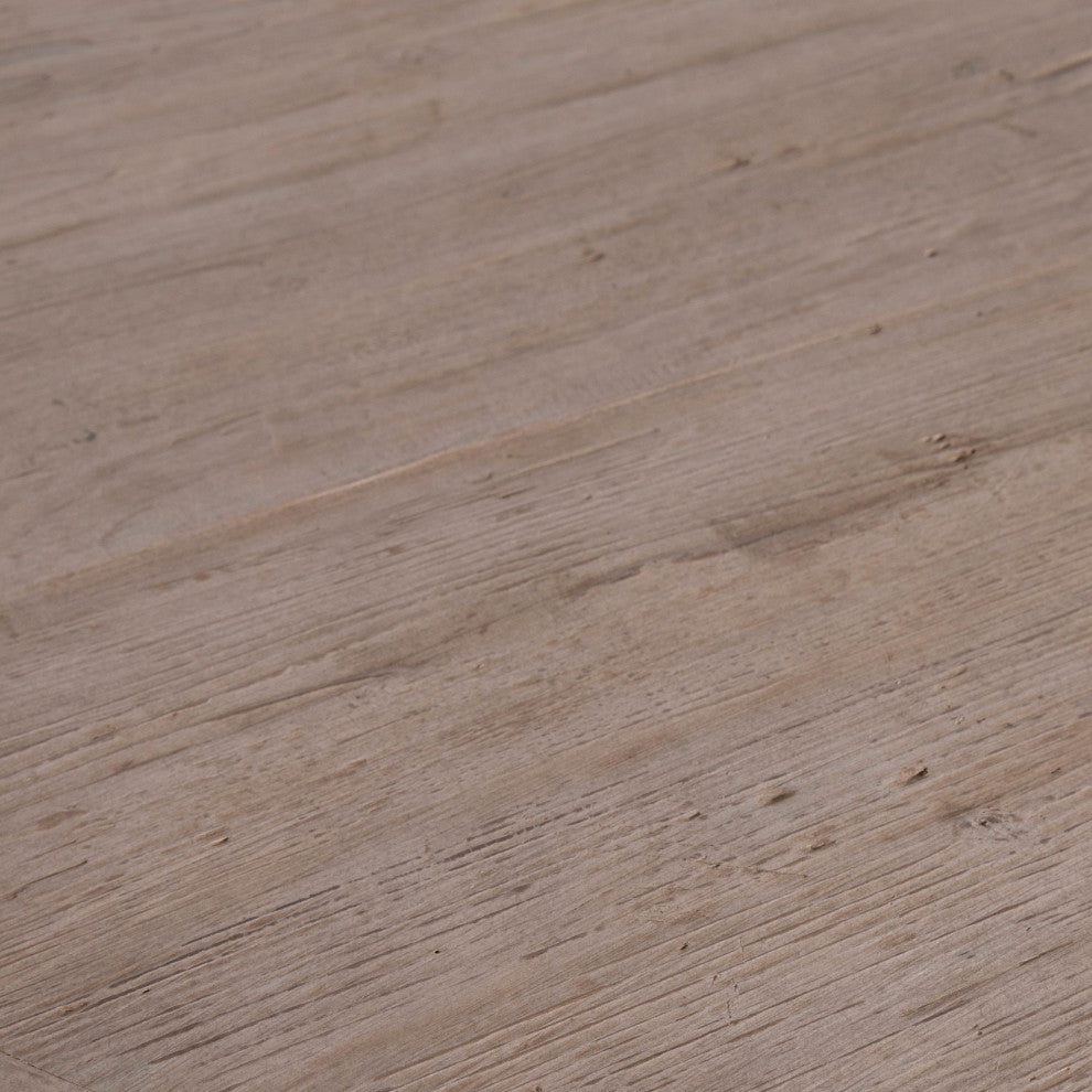 Antonio Round Reclaimed Pine Pedestal Base Dining Table, 55" Diameter