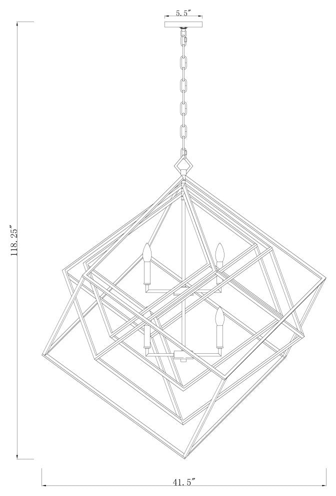 Zlite 457-10MB 10-Light Chandelier, Other