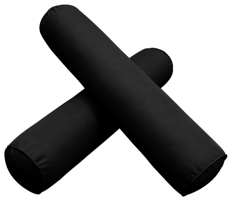Style 6 Twin Size Pipe Trim Bolster Pillow Cushion Outdoor Slip Cover ONLY AD109