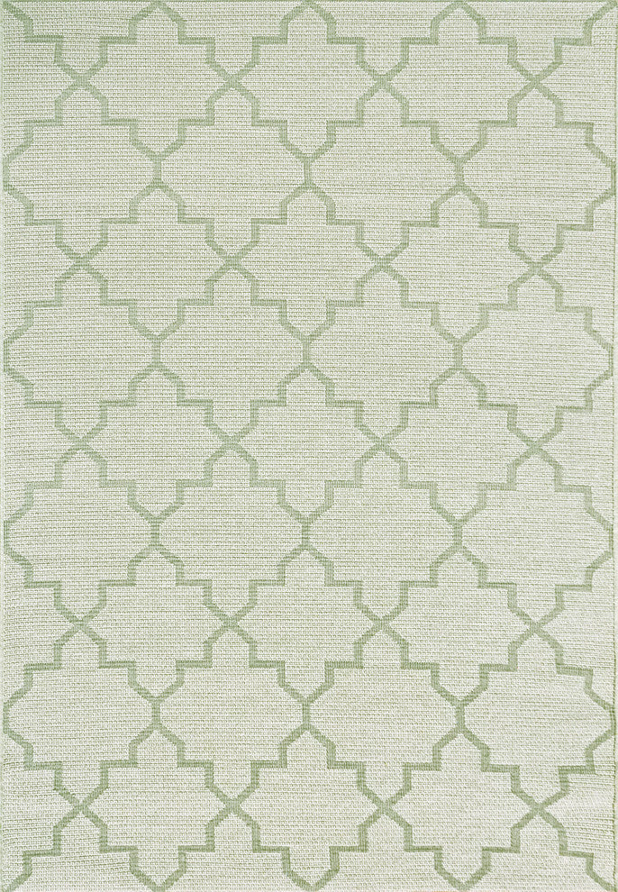 Newport Green Area Rug, 2'2"X7'7"