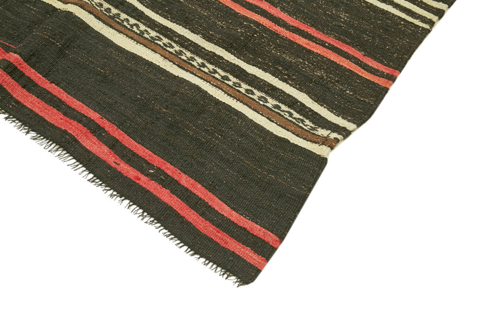 Rug N Carpet - Handmade Anatolian 5' 7'' x 10' 0'' Vintage Goat Hair Kilim Rug
