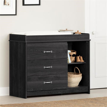 Tassio Changing Table-Gray Oak-South Shore