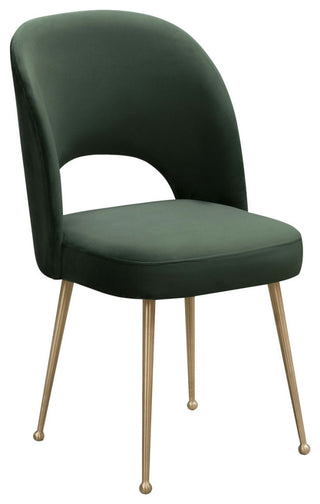 TOV Furniture Swell Forest Green Velvet Chair