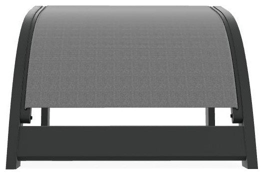 Adirondack Sling Outdoor Ottoman, Titanium/Graphite