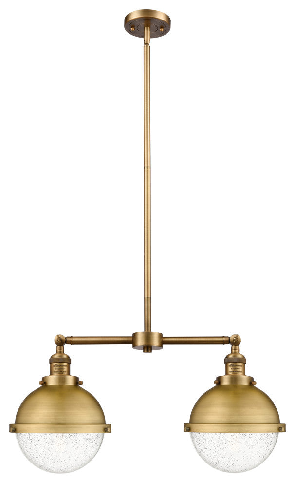 INNOVATIONS 209-BB-HFS-84-BB 2-Light Island Light Brushed Brass