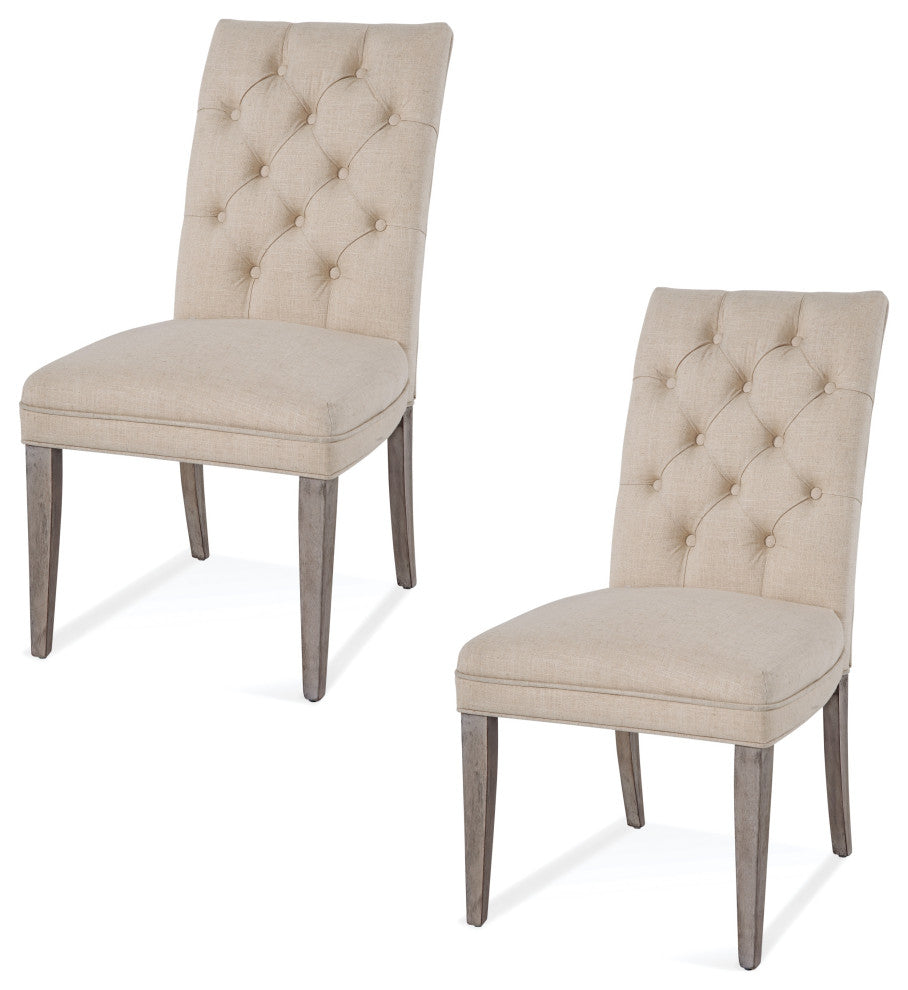 Bellamy Parsons Dining Chair - Set of 2 - Upholstered Beige