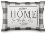 Home For The Holidays 14"x20" Throw Pillow Cover