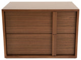 Nova Domus Berlin Modern Walnut Nightstand