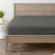 Bare Home Flannel Fitted Bottom Sheet, Gray, Twin Xl, Single Sheet