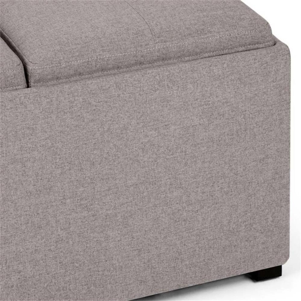 Avalon Square Coffee Table Storage Ottoman