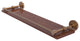 Dottingham 22" Solid Wood Shelf with Gallery Rail, Brushed Bronze
