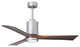 Matthews Fan, Patricia-3 Ceiling Fan, Brushed Nickel, 52", Walnut