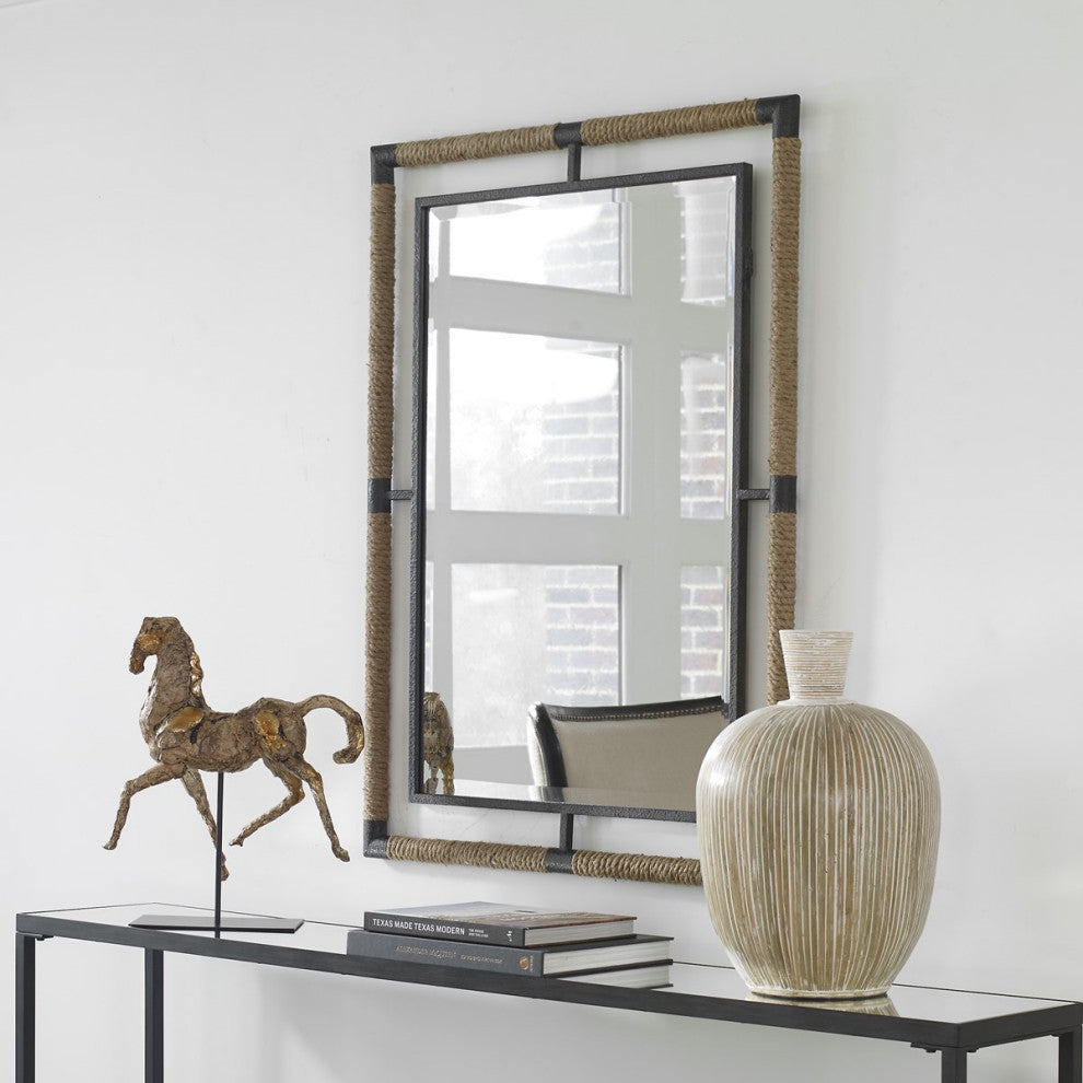 Uttermost Melville Iron & Rope Mirror 09769