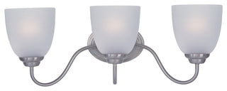 Maxim 10073 Stefan 21"W Bath Light - Satin Nickel / Frosted Glass