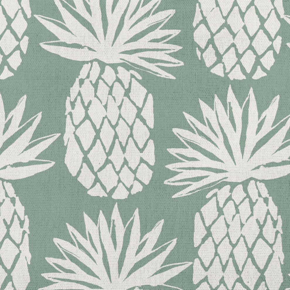 26x26" Pineapple Pattern Nautical Decorative Indoor Pillow, Sage