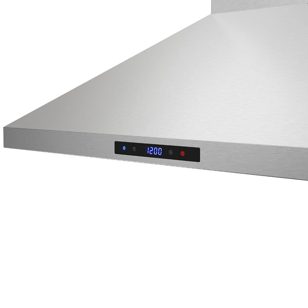 Streamline 30" Francesco Ducted Wall Mount Range Hood, Stainless Steel