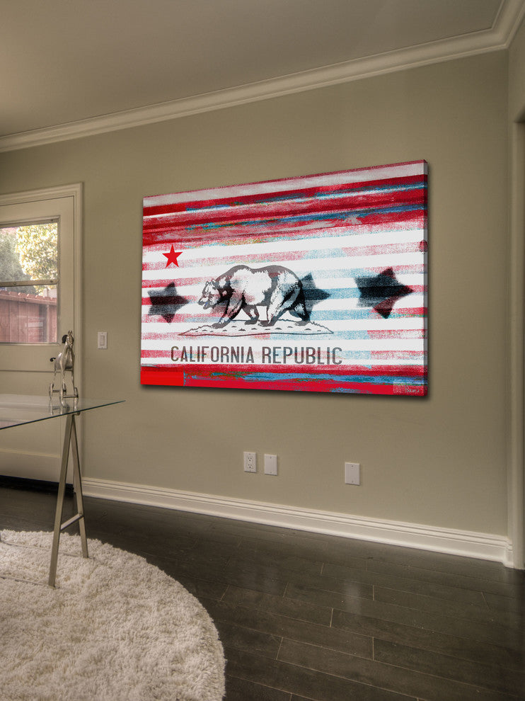 "Cal Repub" Fine Art Canvas Print, 36"x24"