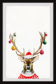 "Guide My Sleigh" Framed Painting Print, 12x18