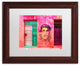 ''Che On The Wall Havana'' Matted Framed Art, Wood Frame, White Matte, 14x11