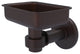 Continental Wall Mount Soap Dish Holder With Groovy Accents, Venetian Bronze
