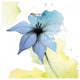 "Watercolor Graphite Flower V" Digital Paper Print by Avery Tillmon, 42"x42"