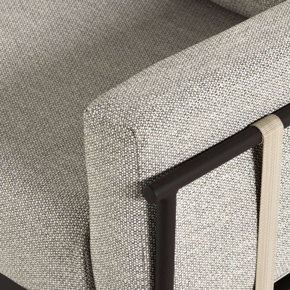 Hearst Outdoor Sofa-99"-Faye Ash