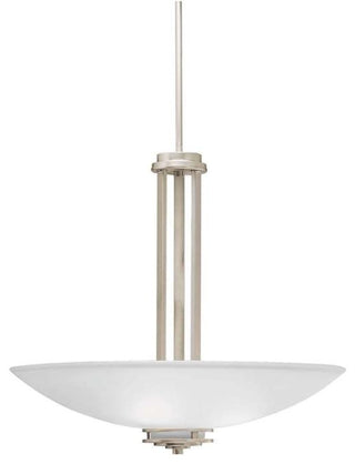 Kichler Hendrik Pendant 3-Light, Brushed Nickel, Satin Etched