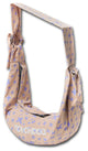 Touchdog 'Paw-Ease' Over-The-Shoulder Travel Sling Pet Carrier, Pink