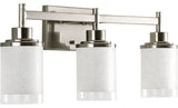 Progress Lighting 3-100W Medium Bath Brkt, Brushed Nickel