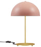 Table Lamp, Pink Gold, Metal, Modern, Mid Century Cafe Bistro Hospitality
