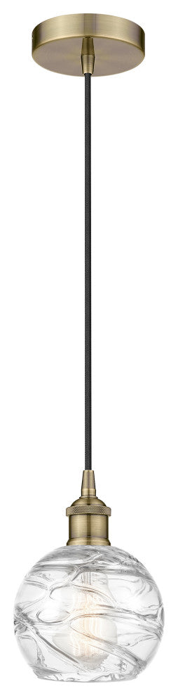 Innovations 616-1P-AB-G1213-6 1-Light Mini Pendant, Antique Brass