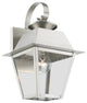 Wentworth 1 Light Brushed Nickel Outdoor Small Wall Lantern