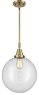 Innovations Lighting 447-1S-AB-G202-12-LED Beacon 1 Light 12" Mini Pendant