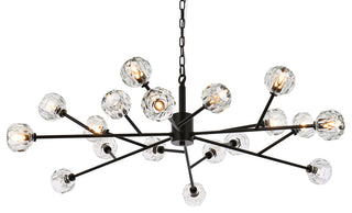 18 Light Pendant, Black