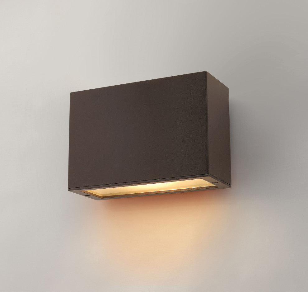 Hinkley Atlantis Extra Small Down Light Wall Mount Lantern, Satin Black