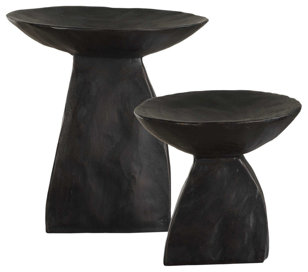 Uttermost Shadow Pedestal Bowls Set of 2