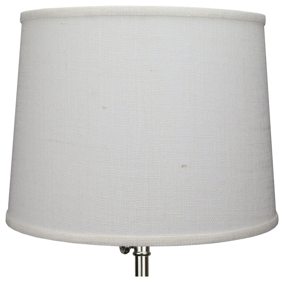 Fenchel Shades 14"x16"x12" Spider Attachment Empire Lamp Shade , Burlap Off Whit