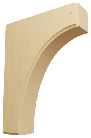 1 3/4"W x 6"D x 8"H Clarksville Bracket, Alder