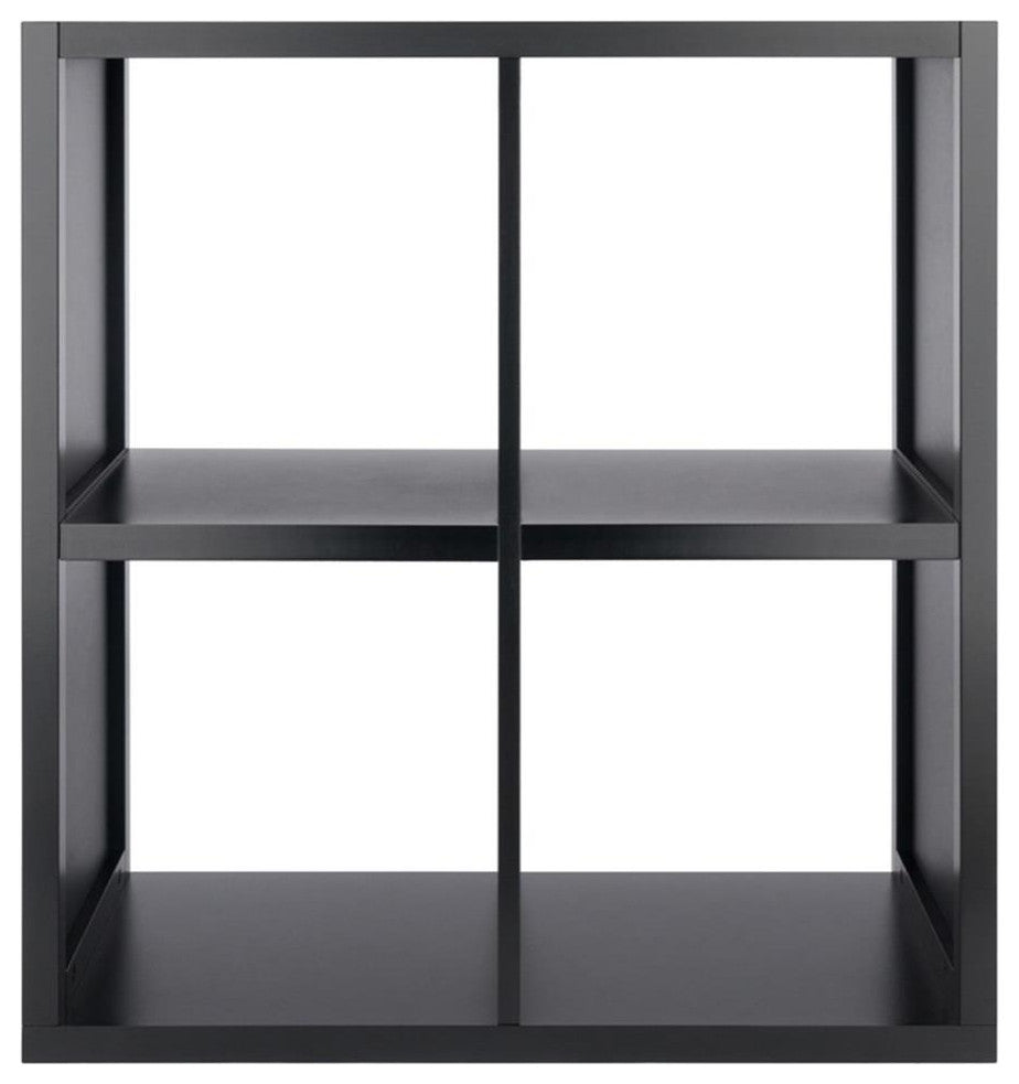 Timothy 2x2 Storage Cube Shelf, Black